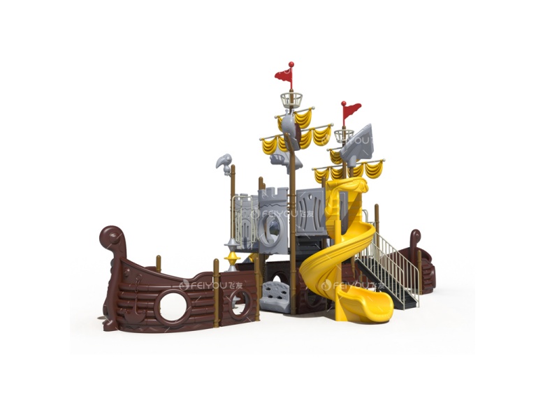 海盜船兒童戶(hù)外組合滑梯FY075-01